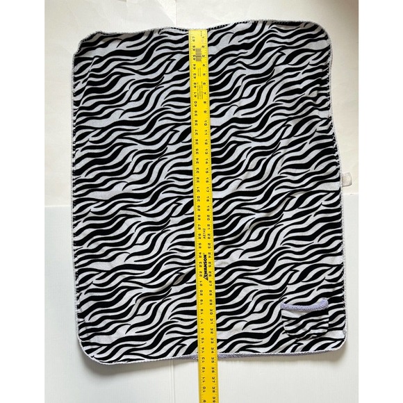 Koala Baby Babies Toys R Us Zebra Animal Print Purple Pocket Sherpa Baby Blanket - Picture 5 of 8